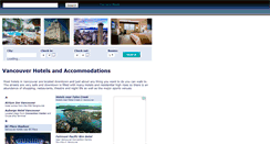 Desktop Screenshot of greatervancouverhotels.com